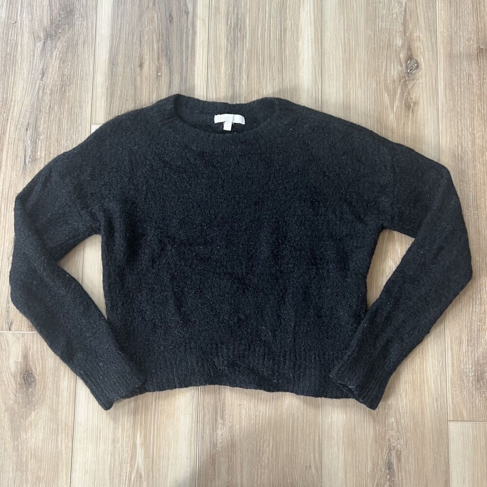 Big Girl Black Long Sleeve Crew Neck Match Everything Sweater by GB Girls
